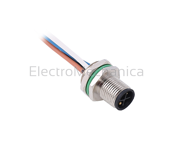 121305-03-001 PM POW Connector M12 4PIN+E Male