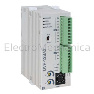 DVP12SA211T 8DI+4DO SA2 24VDC PLC NPN – Delta