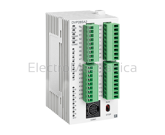 DVP28SA211T — DVP28SA211T - 16I+12O SA2 24VDC PLC NPN | Delta