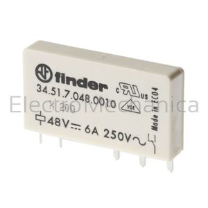 345170600010 6A 1CO Ultra-slim PCB Relay 60VDC – Finder