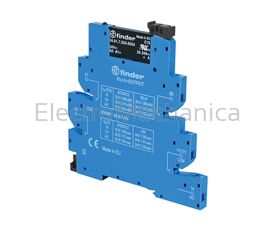 392070249024 — 392070249024 - 6A 1NO Slim SS REL INT/FACE 24VDC | Finder