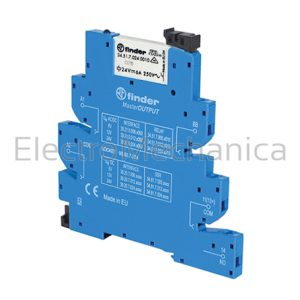 395100240060 6A 1CO Slim REL INT/FACE 24VAC/DC – Finder