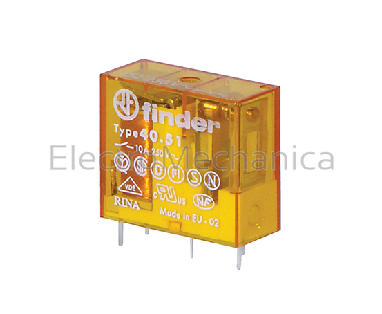 405181100000 — 405181100000 - 10A 1CO 40SER Mini PCB REL 110VAC | Finder