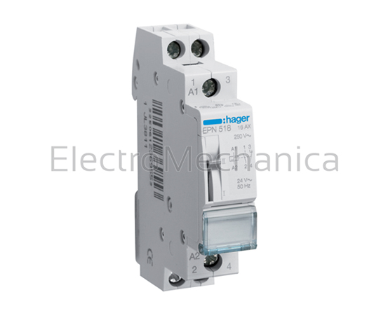 EPN518 Steprelay 16A 1NO+1NC 24VAC/12VDC – Hager