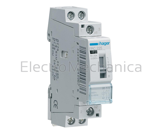 ERC225 — ERC225 - 25A 2NO 230VACCONT. MAN Override | Hager