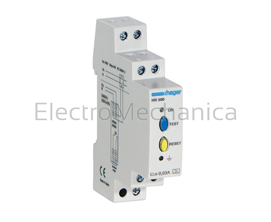 HR502 300mA 4P Electro E/LEAKAGE Relay – Hager