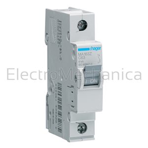 MA163Z 63A 1P 6kA C-curve MCB – Hager