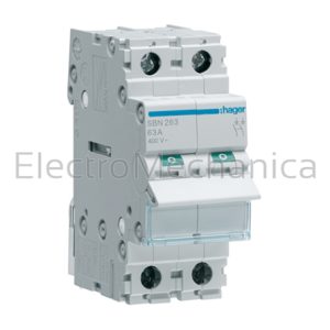 SBN263 63A 2P Main Isolator Switch – Hager