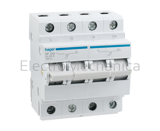 SF263 63A 2P Changeover Switch – Hager