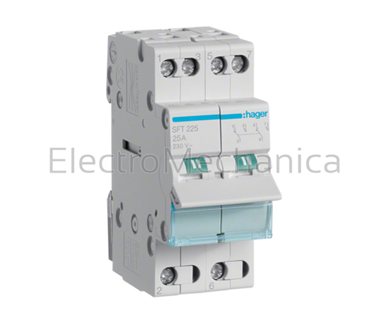 SFH225 — SFH225 - 25A 2P On-on Changeover Switch | Hager