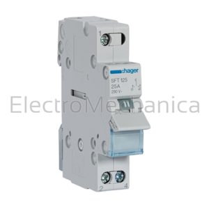 SFT125 25A 1P On-off-on C/OVER Switch – Hager