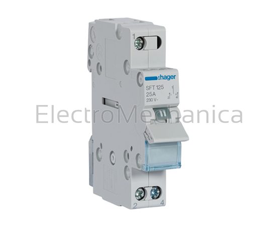 SFT125 25A 1P On-off-on C/OVER Switch – Hager