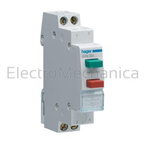 SVN391 NO Green NC RED DBL Pushbutton – Hager