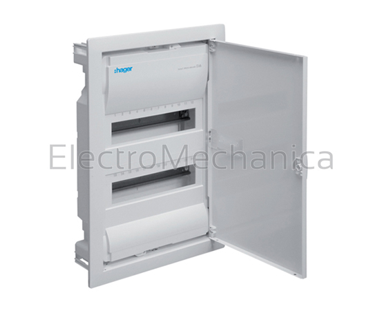 VU24NE 24 WAY Flush Mount D/B Metal Door – Hager