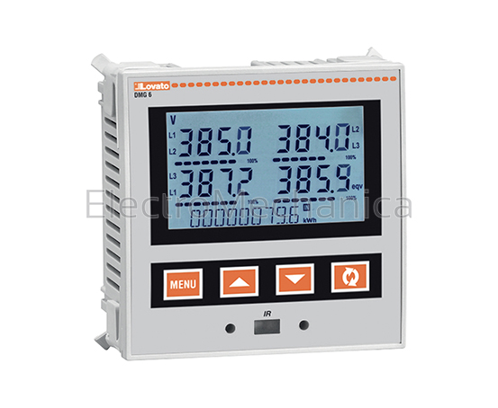 DMG615 — DMG615 - 96mm P/MNT M/METER+RS485 Cl 0.5 | Lovato Electric