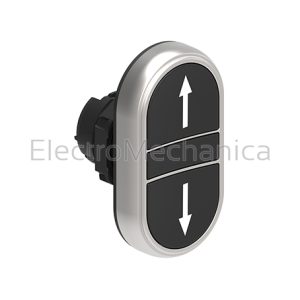 LPC B7191 Double Touch BLK/BLK P/BUTTON ACT – Lovato Electric