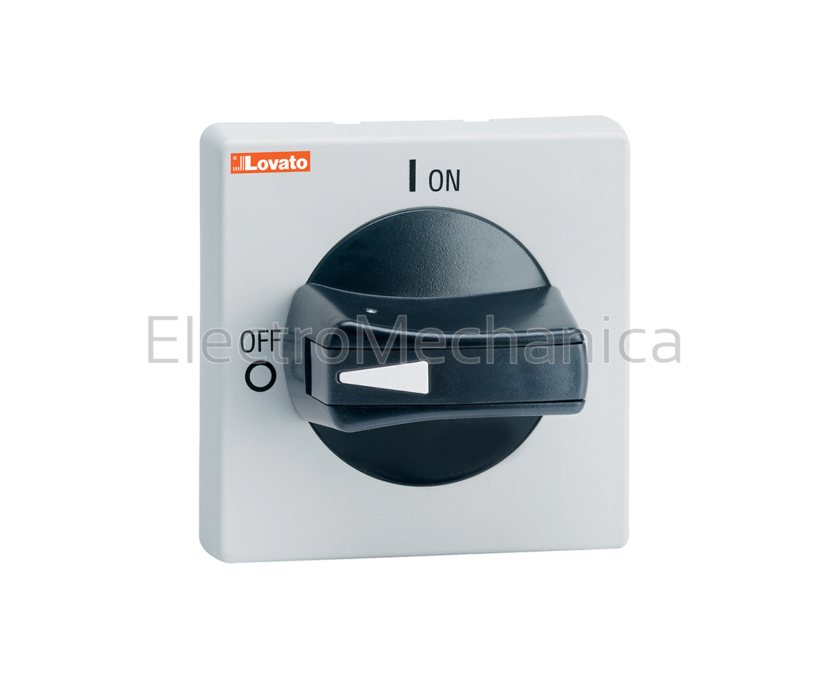 GAX63B — GAX63B - Black Door Interlock Handle | Lovato Electric | EM