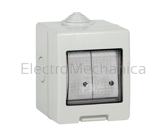 136.5122-303 — 136.5122-303 - 16A 2x1P IP55 Surface MNT Switch | Scame