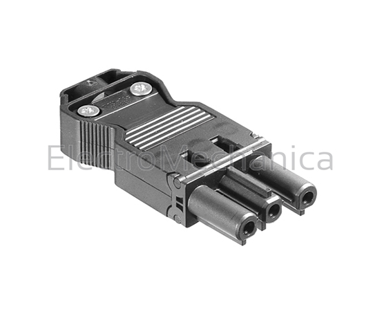92.931.3053.0 — 92.931.3053.0 - 16A 3P Female In-line Connector | Wieland